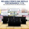 Perco Ink Roll for Monarch 1110 Price and Date Guns - Pack of 4 Replacement Inkers for Monarch 1110 Labelers - Easy to Load, Premium, Clear & Bold Prints - Made in USA