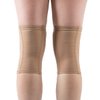 DANCEYOU Dance Knee Pads Hard Sponge Volleyball Knee Brace for Big Kid Teen Adults Football Pole Dancer Workout Knee Protector, Tan, M