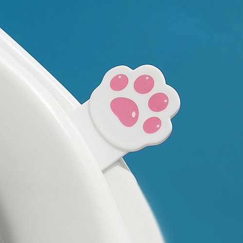 Zerodeko 6pcs Toilet Lid Lifter Self-Adhesive Toilet Seats Cover Lifter for Bathroom Handle for Easy Use Home Office and Hotel Settings