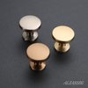Alzassbg 10 Pack Champagne Bronze Cabinet Knobs, 1.1 Inch(30mm) Diameter Round Cabinet Knob Hardware for Kitchen Dresser Drawer AL6044TGP