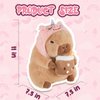 CHDBLOCK Unicorn Capybara Plush, Cute Capybara Plush Pillow Kawaii Unicorn Stuffed Aniamls Capybara Plushies Toys Gifts for Kids 11 inch