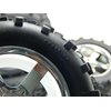 Traxxas 4973R 3.8" Geo Tires On Hurricane Chrome Wheels, T-Maxx 3.3