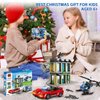 City Police Bank Building Sets, Compatible with Lego Police Bank, Includes Car, Bank, Helicopter, Police Chase Building Blocks Toy Set Gift for Kids 6 Plus Years Old（655 PCS）