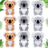 9 Pcs Koala Bear Plush Mini Koala Stuffed Animal Small Koala Bear Keychain Plush Soft Huggable Koala Plush Bulk Toy Forest Stuffed Animals Set for Kids Birthday Party Favors Gifts Award, 4 Inches