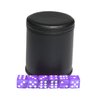Leatherette Dice Cup Felt Lining Shaker Quiet for Playing Yahtzee/ Farkle/ Liars Dice/ Board Game
