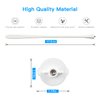 Koroao Baby Monitor Mount for Boifun Baby 5s Camera, Versatile Flexible Twist Mount Without Tools or Wall Damage（White）