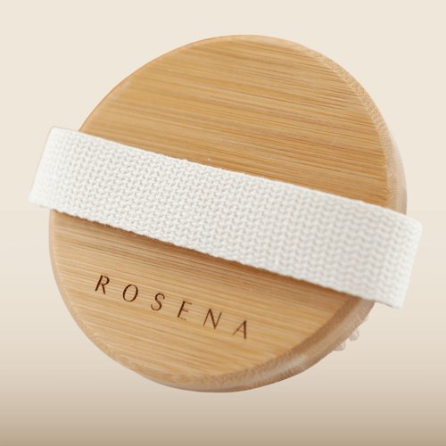 Dry Brushing Body Brush - Best for Exfoliating Dry Skin, Lymphatic Drainage and Cellulite Treatment - Organic Spa Exfoliator and Massage Scrub Brush with Natural Boar Bristles