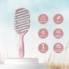 Ecoed Degradable Vented Hair brush,Detangling Brush,Detangler Brush for Curly, Thick, and Straight Hair, Dry and Wet Detangling Quickly Detangles and Smooths hair,Hair Brush for Women and Men