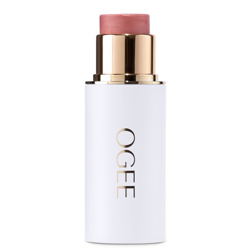 Ogee Sculpted Face Stick (CARNELIAN - SHEER LUMINOUS CORAL) Certified Organic Blush Stick - Multi-Use Cream Blush & Highlighter Stick