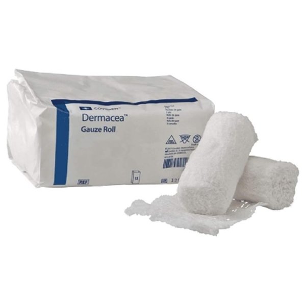 Covidien Bandage Roll Dermacea Gauze 3-Ply 2" X 4 Yard #441124