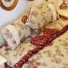 iLAND Dollhouse Fabric Bundles w/Laces, DIY Dollhouse Bedding, Curtains, Cusions, Tablecloths or Doll Making (Cute Idyll)