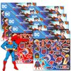 DC Comics Superman Party Favors for Kids - Bundle with 200 Superman Stickers Featuring Superman for Arts and Crafts, Party Favors, and More | Superman Party Supplies for Boys