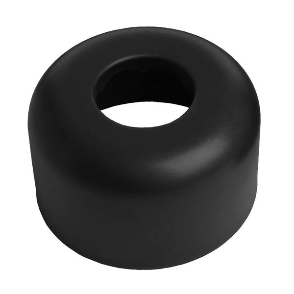 Westbrass R409-62 1-1/2" Opening x 3" OD Exterior Diameter High Box Patten Sure Grip Flange, Matte Black