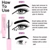 Lash Extension Kit 40D Lash Clusters Kit Lash Bond and Seal Waterproof Individual Lashes Kit DIY Eyelash Extension Kit Lash Remover Tweezers Brush DIY Lash Extension Kit (Set 40D-0.07D-9-16Mix)