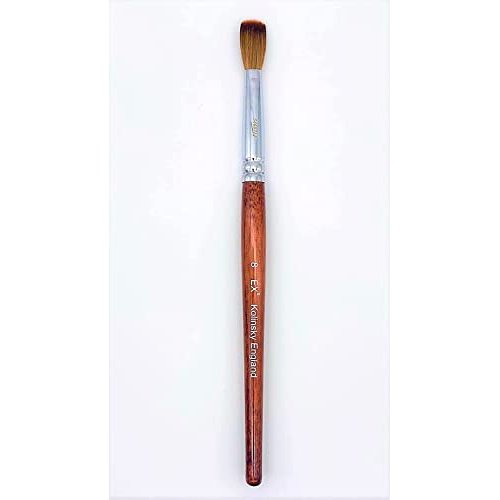 EX Kolinsky Acrylic Nail Brush for Acrylic Powder Manicure Pedicure (Size 8 (Pack of 1))