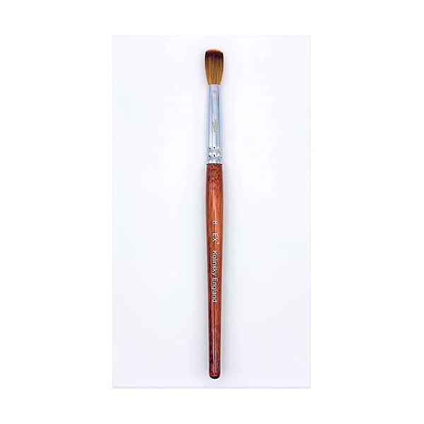 EX Kolinsky Acrylic Nail Brush for Acrylic Powder Manicure Pedicure (Size 8 (Pack of 1))