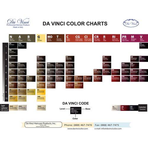 DaVinci Hair Color 6PR - Dark Plum Red Blonde (3.4 oz.)