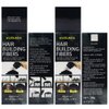 Hair Building Fibers, Hair Fiber Powder ThickeningWaterproof Cover Up Eyebrow Contour-Stick Root Edge Filling Powder Hair Fibers for Thinning Hair for Women and Men (0.99 oz, Black)