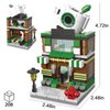 Tyoery Coffee Shop Building Blocks City Street View Building Set, DIY Creative Model Toys, Ideas Gifts for Kids Age 6-12, Compatible with Lego (208pcs)