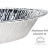 Spare Essentials 25 Pack 9'' Pie Pans/Disposable Plates/Aluminum Foil Quinche Pan/Tart Tins/Pie Tins/Aluminum Pie Pans
