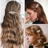 Rhinestone Hair Pins, Crystal Hair Clips, Handmade Cute Hair Barrettes, Hollow Geometric Hairpins, Elegant Metal Hairpin Hair Accessories Headwear Styling Tools, Gifts for Women Girls