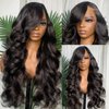 Ghios 30 Inch Body Wave Lace Front Wigs Human Hair Pre Plucked 180 Density 13x4 HD Transparent Frontal Glueless Wigs Human Hair with Baby Hair Natural Hairline 100% Virgin Human Hair Wigs for Women