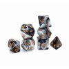 Polyhedral DND Dice Set (6 Colors with Red Black)