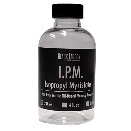 IPM Isopropyl Myristate 2 Oz - TRAVEL SIZE - Pro Makeup and Adhesive Remover - Removes Pros-aide and PAX Paint - Makeup Thinner and Airbrush Makeup Thinner