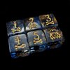 King of CRITS Pirates Plunder 11 Dice Set | Swashbuckler Polyhedral Dice Set | Buccaneer, Blackbeard, and Anne Bonny DND MTG Tabletop Board Game Dice