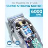 Moorehl Professional Hair Clippers for Men, Cordless Barber Clippers for Hair Cutting Kit, Wireless LCD Display & Silver Metal Casing Hair Trimmers Set, Rechargeable Haircut Machine for Family