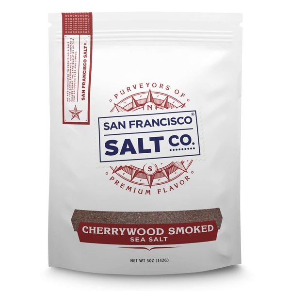 Cherrywood Smoked Sea Salt - 5 oz. Fine Grain by San Francisco Salt Company