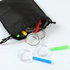 Elcoho 30 Pack Plastic Magnifying Glasses Colorful Magnifying Glasses Party Favors with a Storage Bag, 5 Colors