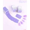 600 PCS Lint Free Nail Wipes, BQAN Nail Polish Remover Pads Pink For lash extensions & Nail Polish Bottle With 5PCS Nail Soak Off Clips (Purple)