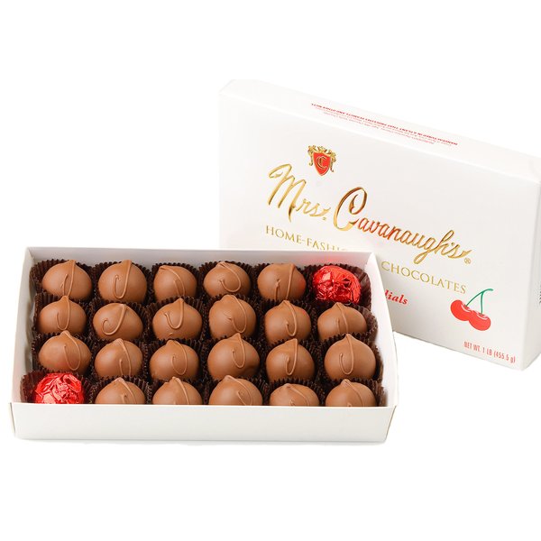 Mrs. Cavanaugh's Cherry Cordials 2-lbs Boxed Milk Chocolate - Cherry Chocolates