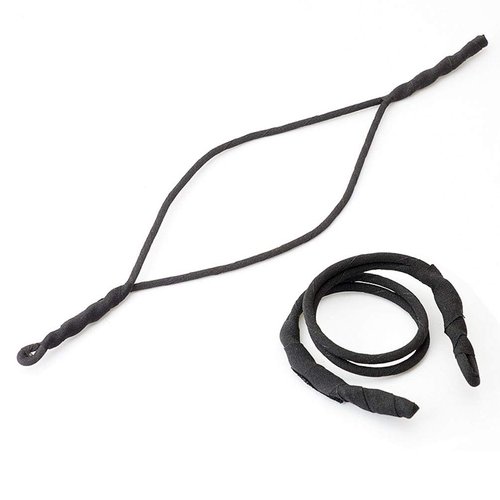 6 Pcs Simple Hair Donut Bun Maker Ponytail Bun Shaper Twist Hair Styling Tool for Women and Girls, Black