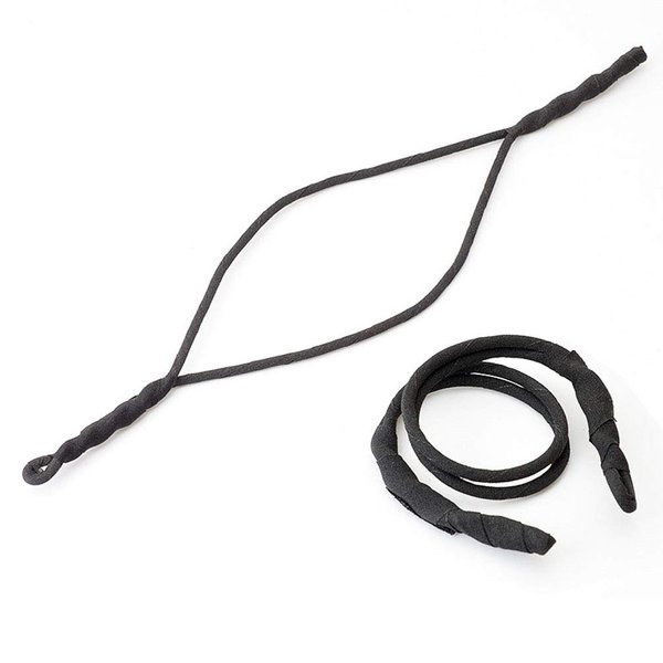 6 Pcs Simple Hair Donut Bun Maker Ponytail Bun Shaper Twist Hair Styling Tool for Women and Girls, Black