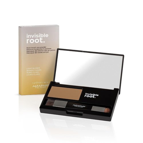 Alfaparf Milano Invisible Root Touch Up Powder - Light Blonde - Temporary Hair Color Powder - Quick Dry Root Concealer for On-the-Go Touchups - Color Regrowth Cover Up - Vegan (0.18 oz / 5g)