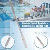 A2Z Lab Spatula Stainless Steel Sampler Spatula Long Double-Ended Spatula with Flat Ends for Handling Mixing Transfering Cream, Gel, Powder- Laboratory Supplies for Experiments & Lab Use - 9"