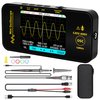 BSIDE Handheld Oscilloscope 3.2'' TFT Display Portable Digital Oscilloscope 10MHz Bandwidth Automotive Oscilloscope 48MSa/s Sampling Rate Trigger Function Auto/Nomal/Single