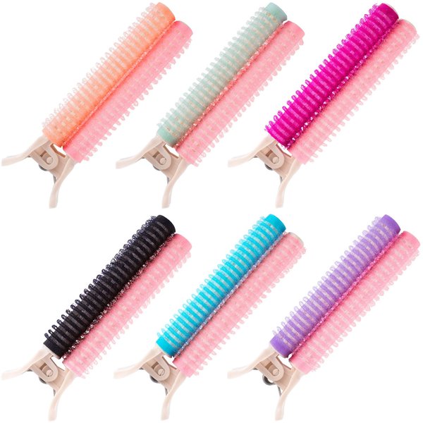 SmallCat 6pcs Volumizing Hair Clips, Volume Clips for Hair, Root Lifting Hair Clips, Fluffy Hair Volumizer Clips, hair volume clip for Women, Girls - 6 Colors