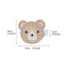 Bear Ear Hair Clip Pin Baby Girls Hair-Clips Hairpin Black Bear Ear Hairgrip BBG09 (Bear Cub)
