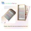 FQNing Glitter Lash Extensions Laser 12 Colored Mix Spike Eyelash Extension Professional Supplies 15mm 0.20 D (Mix-12 Colors)