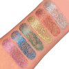 Holographic Glitter Paint Stick/Body Crayon makeup for the Face & Body by Moon Glitter - 0.12oz - Gift Set containing 6 Body Crayons - Silver, Pink, Gold, Rose Gold, Blue & Green