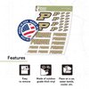 Desert Cactus Purdue University Stickers Vinyl Decals Laptop Water Bottle Car Scrapbook11.3x8.6 T1 (Type 1-1)