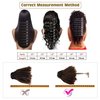 Caliee Kinky Curly Clip in Hair Extensions Real Human Hair for Black Women,Natural Hair Clip in Extensions 3C 4A Curly Clip ins Piano Dark to Brown Color 120g 7Pcs 10 Inch