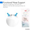 (Pack of 20) Clean Top Premium 3D Disposable White Kids KF94 Face Mask, Age 3-9 Old, 4-Layer Filters, Protective Nose Mouth Covering Dust Mask, Individual Packs, Made in Korea.