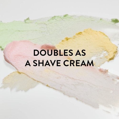 Curie Whipped Body Wash and Shave Cream, Luxuriously Creamy Body Soap for Moisture-Rich Cleansing, White Tea, 8 oz