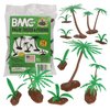 BMC Classic Marx Palm Trees & Jungle Ferns - 16pc Plastic Playset Accessories