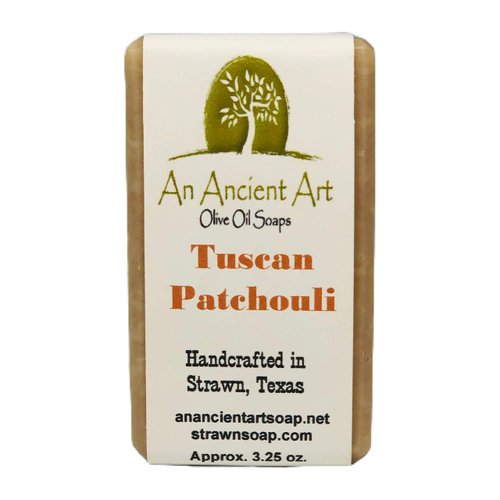 Ancient Art Soap 3.25oz All Natural Handcrafted Olive Oil Soap Bar (Tuscan Patchouli)