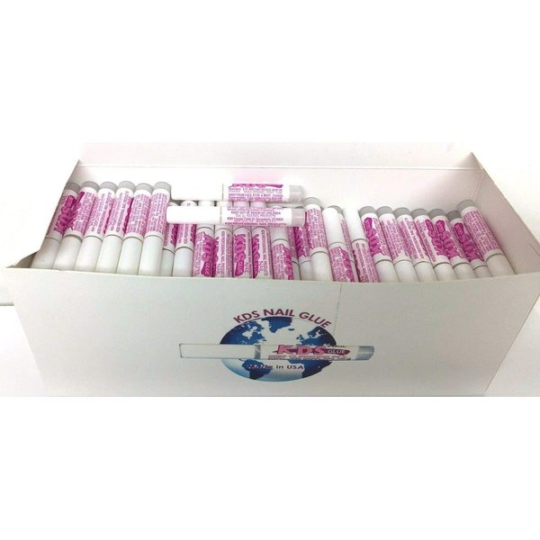 KDS Nail Glue 50Pcs Set – Ultra-Strong Professional Hold Nail Glue for Nail Tips for Salons, Nail Art, Nail Technician – Easy to Use Extra Strength Nail Glue – Fast Drying Formula